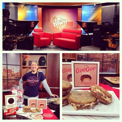 Peanut Butter Goo Goo Cookie Sandwiches on Talk of the Town