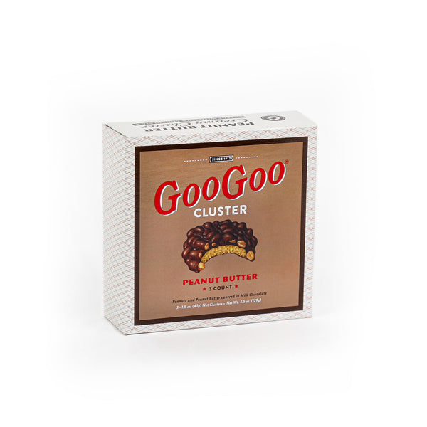 Goo Goo Cluster, Peanut Butter - 12 pack, 1.5 oz clusters