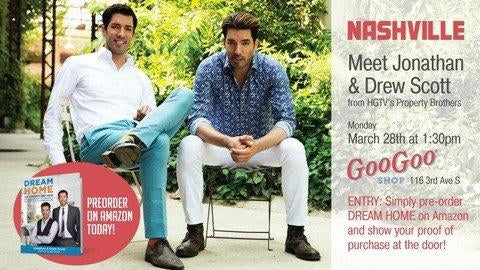 Goo Goo Shop Event: Meet the Scott Brothers &#8211; Jonathan and Drew-Goo Goo Cluster