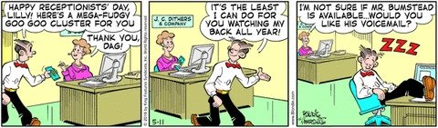 Goo Goo Makes the Comics Again: Blondie 5/11/16