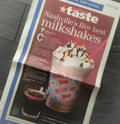 The Tennessean: Best Milkshakes in Nashville
