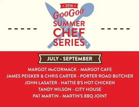 Goo Goo Summer Chef Series 2016