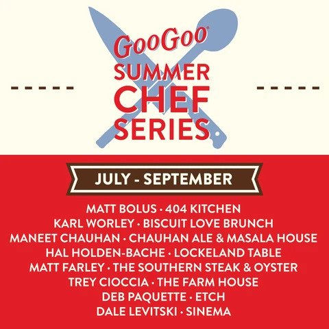 Announcing the Goo Goo Summer Chef Series