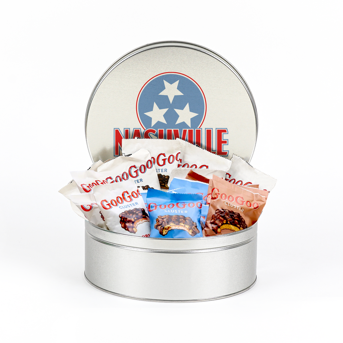 Nashville Silver Gift Tin - 18 count Variety