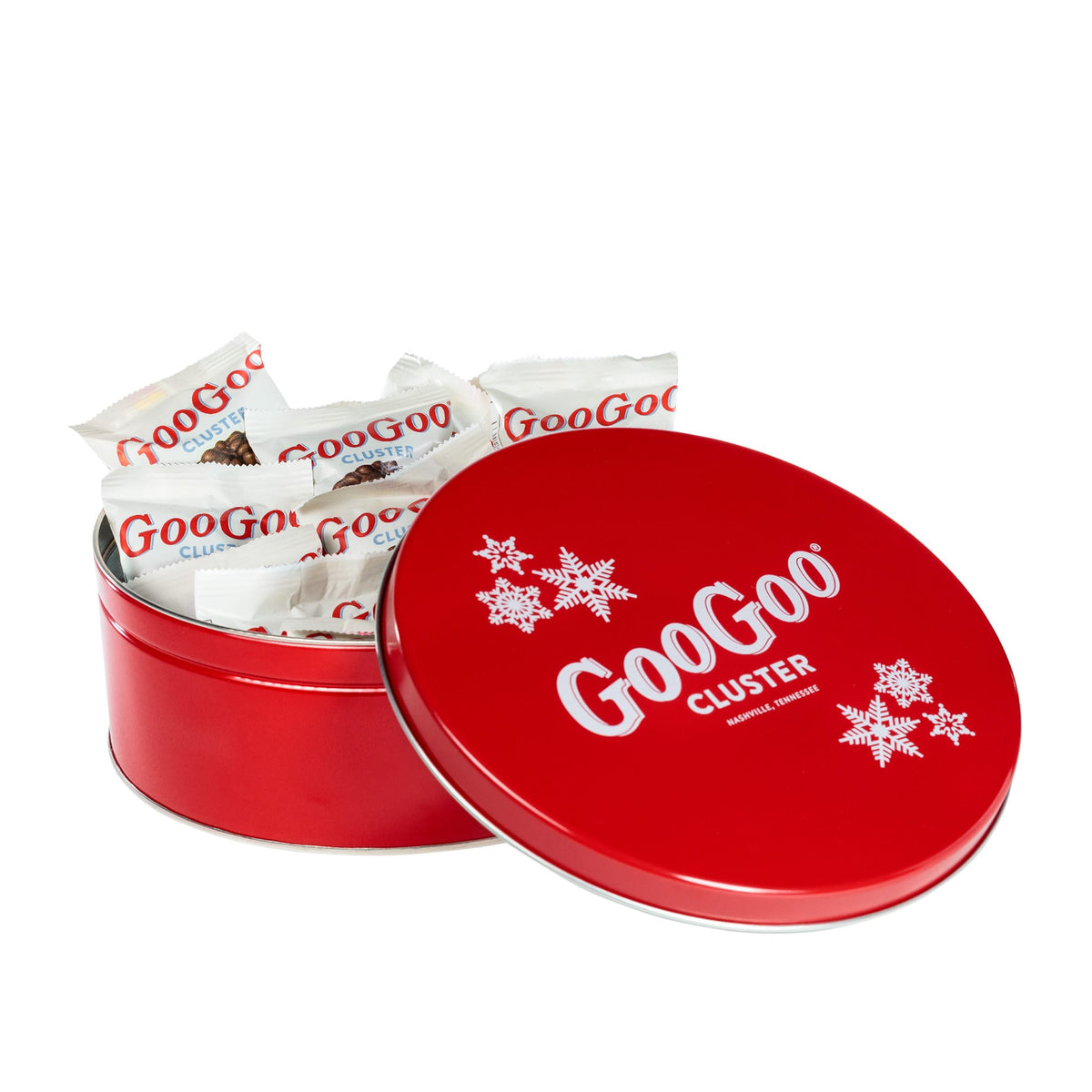 Goo Goo Snowflake Gift Tin - Original-Goo Goo Cluster
